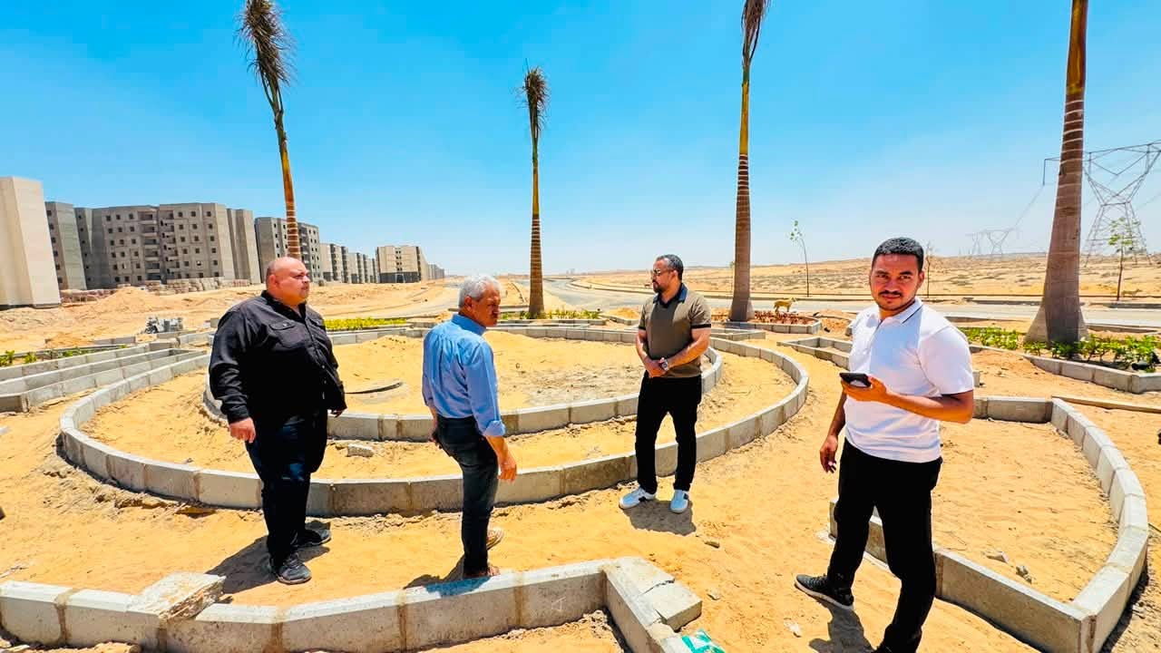 تنسيق الميادين بالمدينة