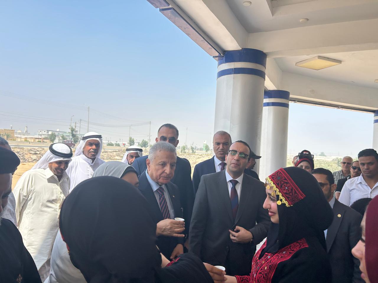أحمد عصام نائب المحافظ خلال الافتتاح