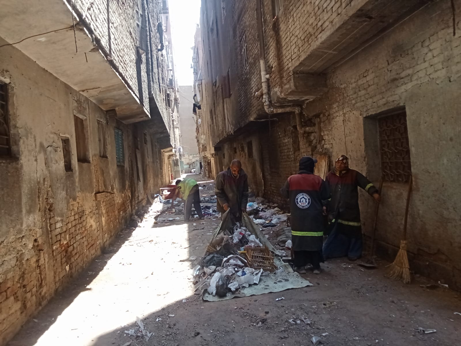 شارع عبيد همام في إمبابة أثناء الحملة (2)