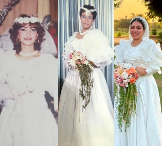 فساتين زفاف موضة الثمانينات
