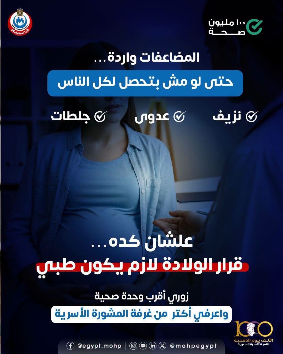 نوع الولادة وفقًا لتوصية طبية نوع الولادة وفقًا لتوصية طبية