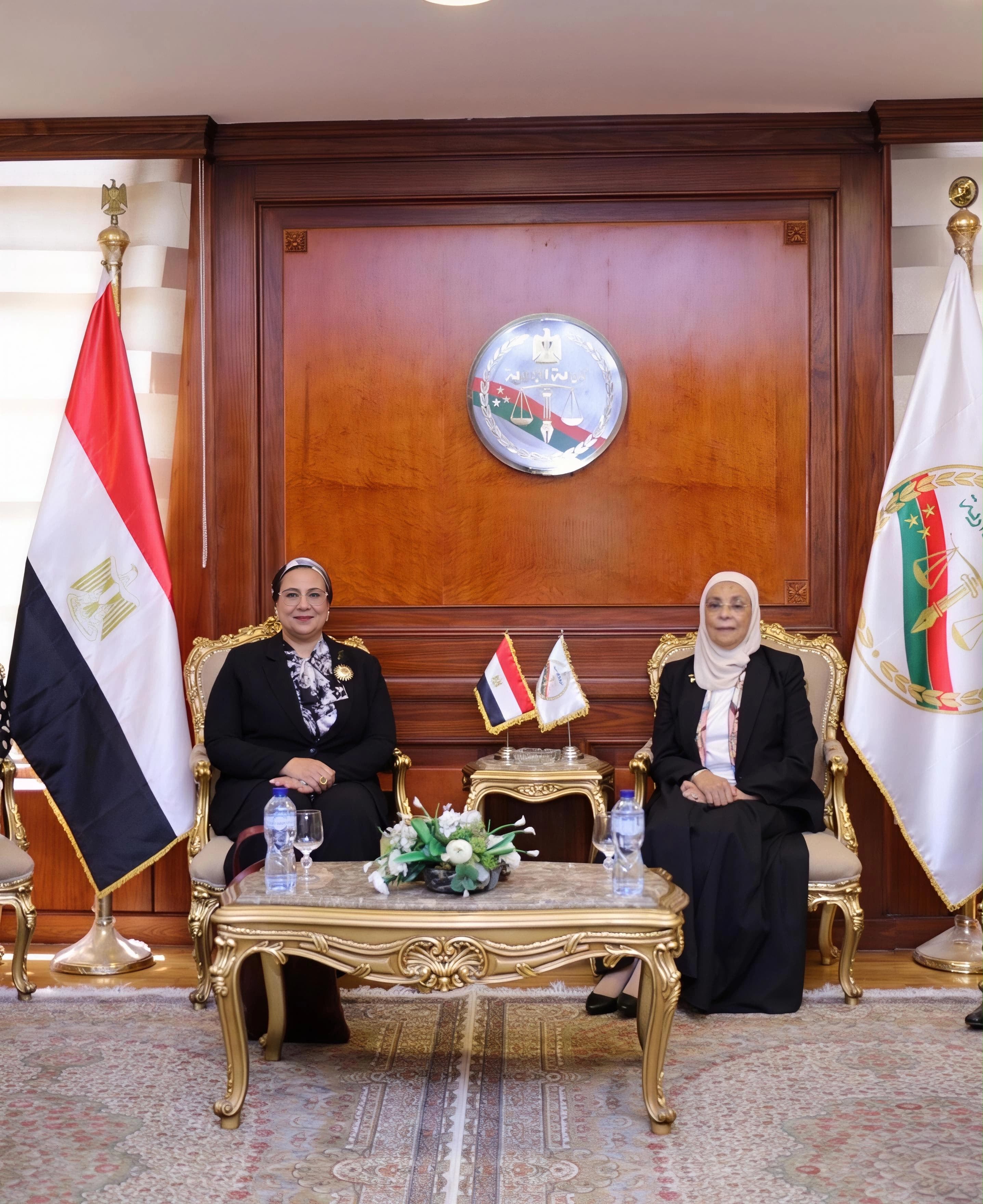 المجلس القومي للمرأة يهنئ رئيسة النيابة الإدارية  (1)