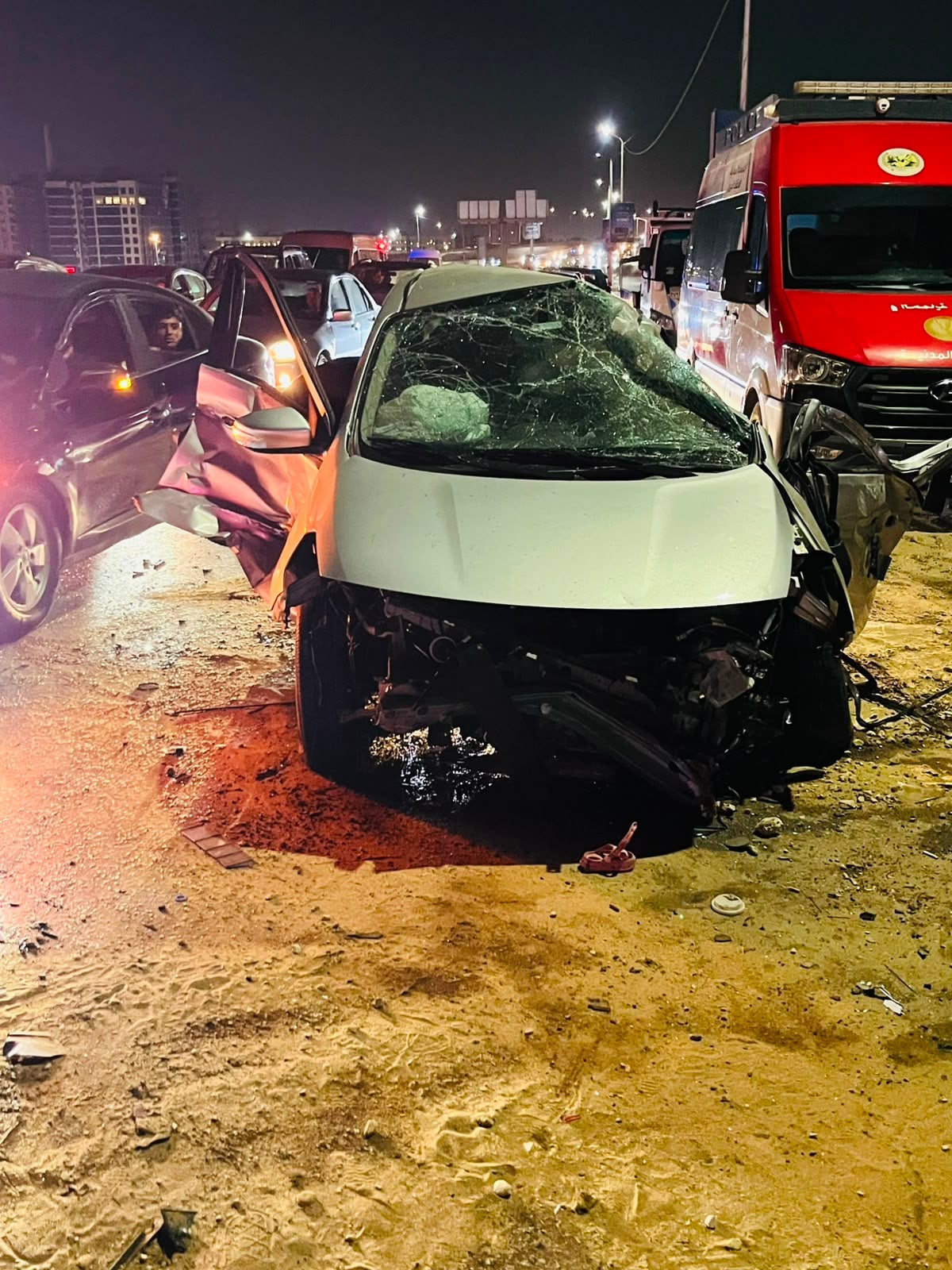 آثار الحادث آثار الحادث