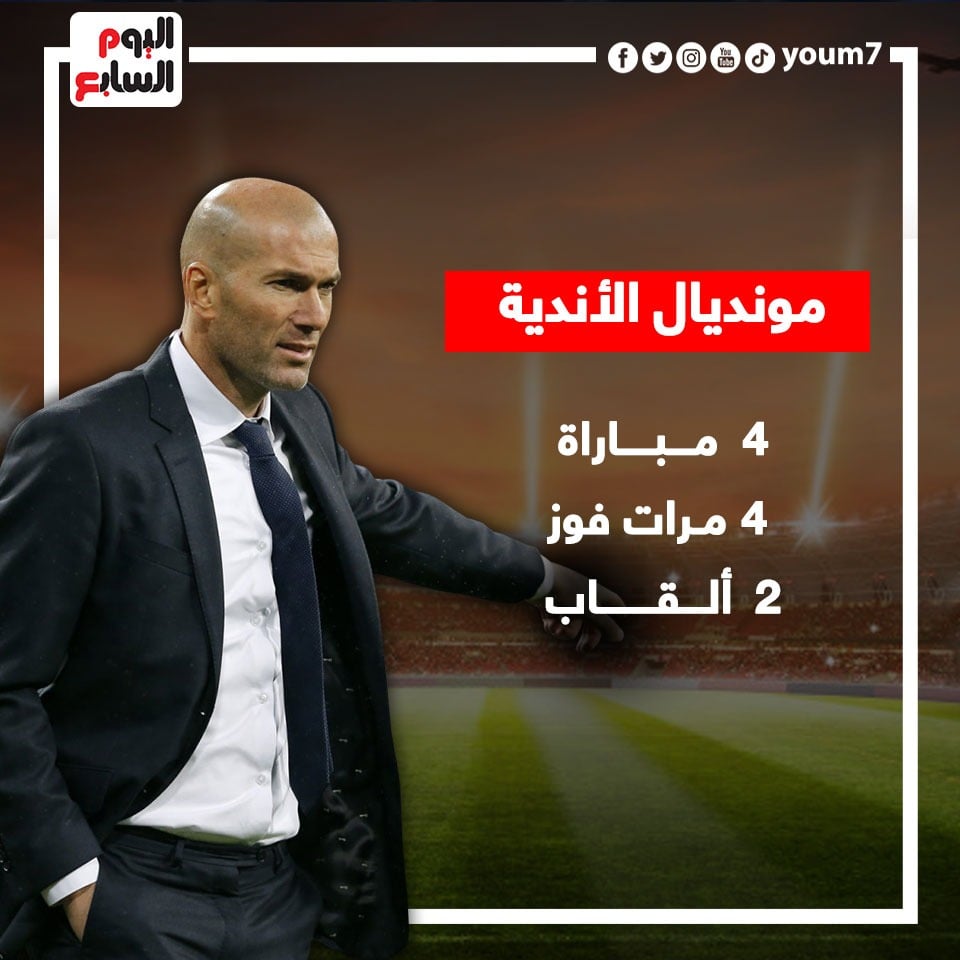 زيدان ومونديال الأندية