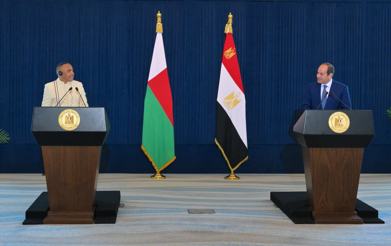 المؤتمر الصحفى للرئيس السيسى ورئيس مدغشقر المؤتمر الصحفى للرئيس السيسى ورئيس مدغشقر