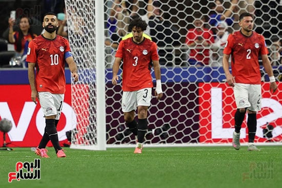 حزن لاعبى منتخب مصر