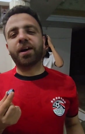 حازم خالد ابن عم محمود صابر لاعب المنتخب