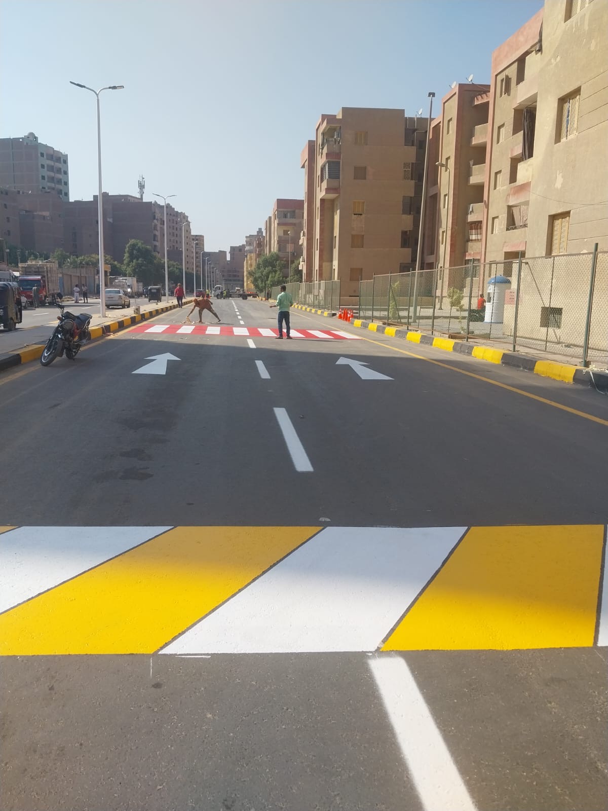تطوير ورصف شارع الكيلانى بحي المنيرة الغربية