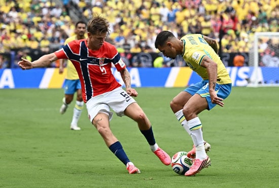 النرويج والبرازيل مباريات دور الــ 16