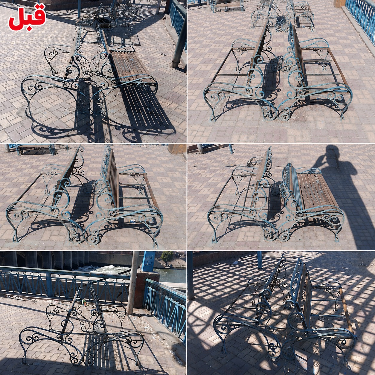 كورينش النيل فى أسيوط قبل التطوير