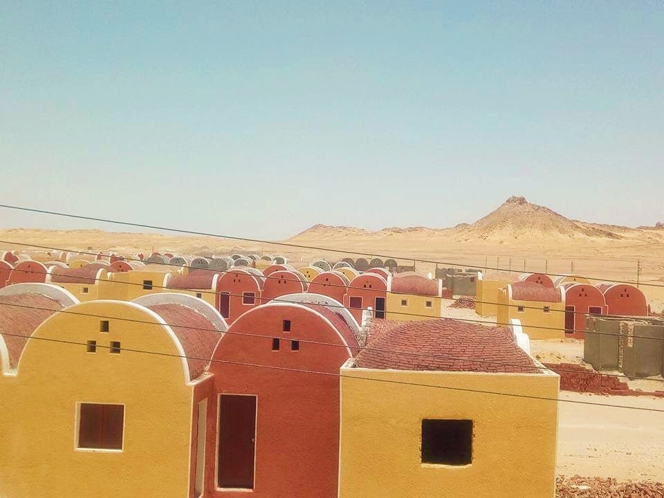 منازل قرى جناح بنظام الأقبية