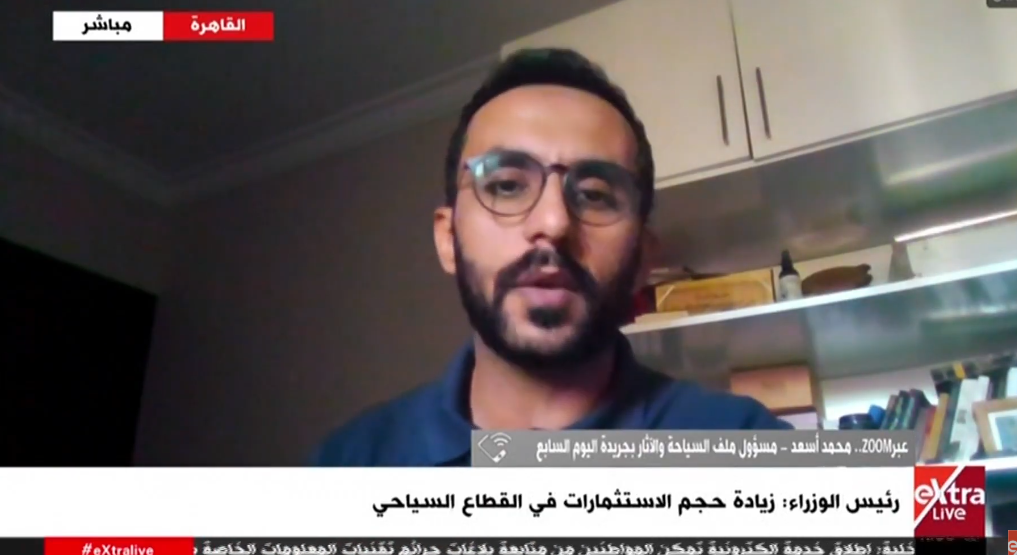 الزميل محمد أسعد خلال اللقاء