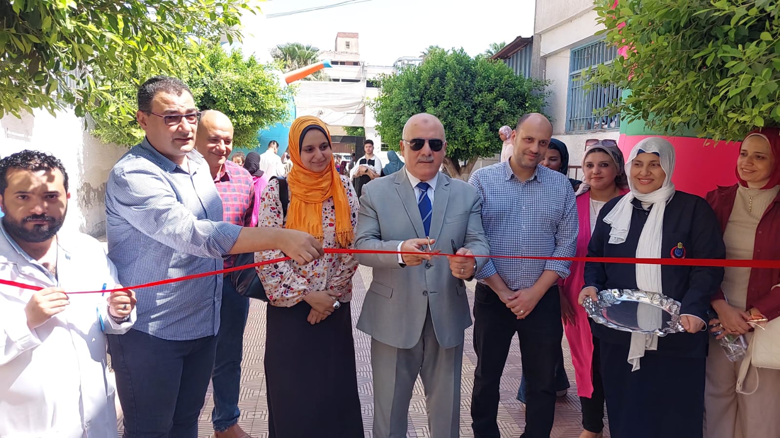تدشين الحملة بالمركز الطبي ببنها
