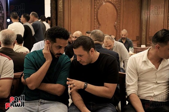 عزاء والد الصحفية دينا عبد العليم (2)