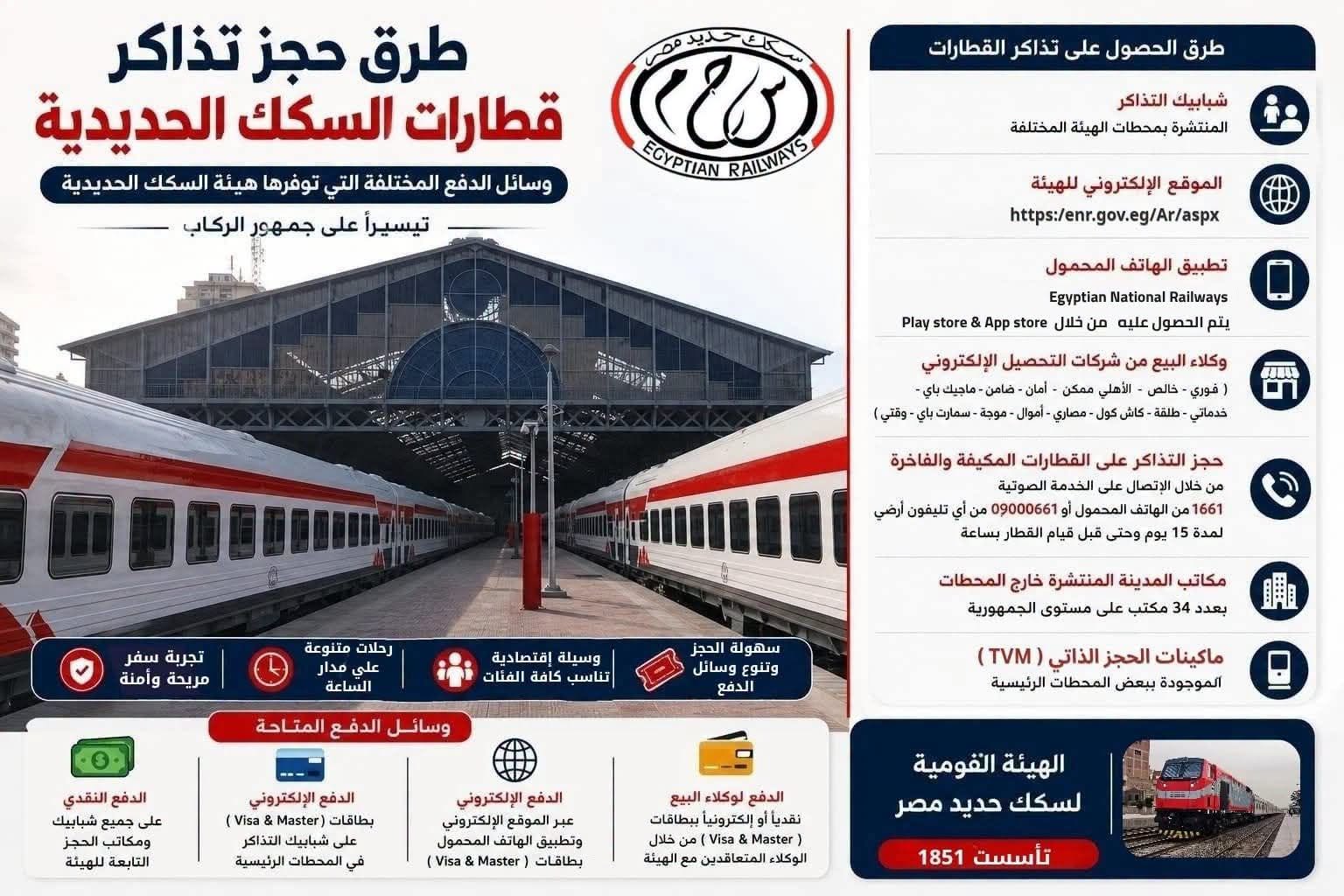 ​7 طرق لحجز تذاكر القطارات