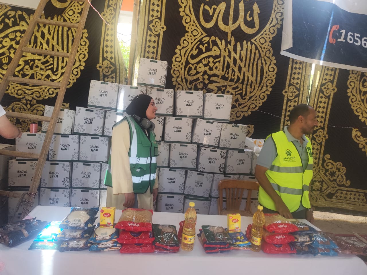 قافلة التحالف الوطنى إيد واحدة بقرية كحك فى الفيوم  (15)