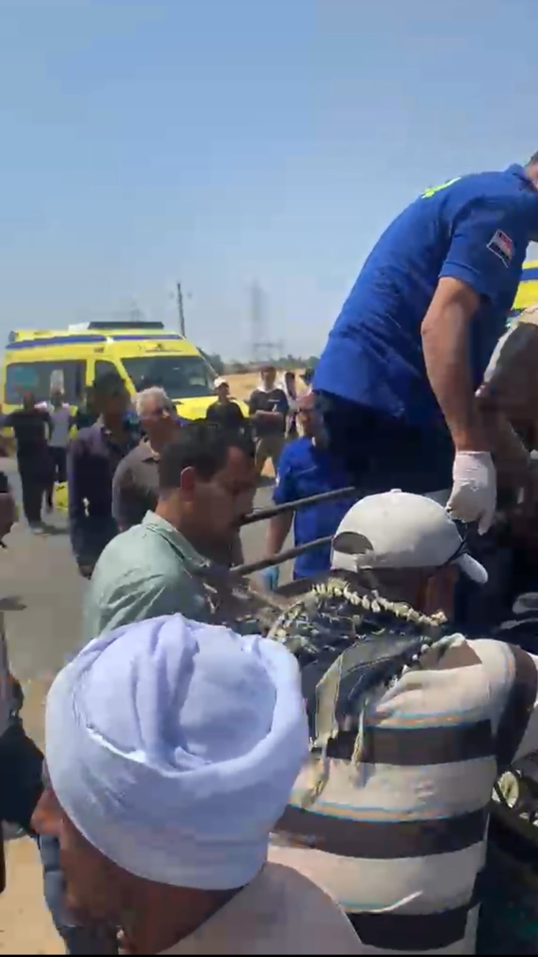 أول صور لحادث الإسماعيلية
