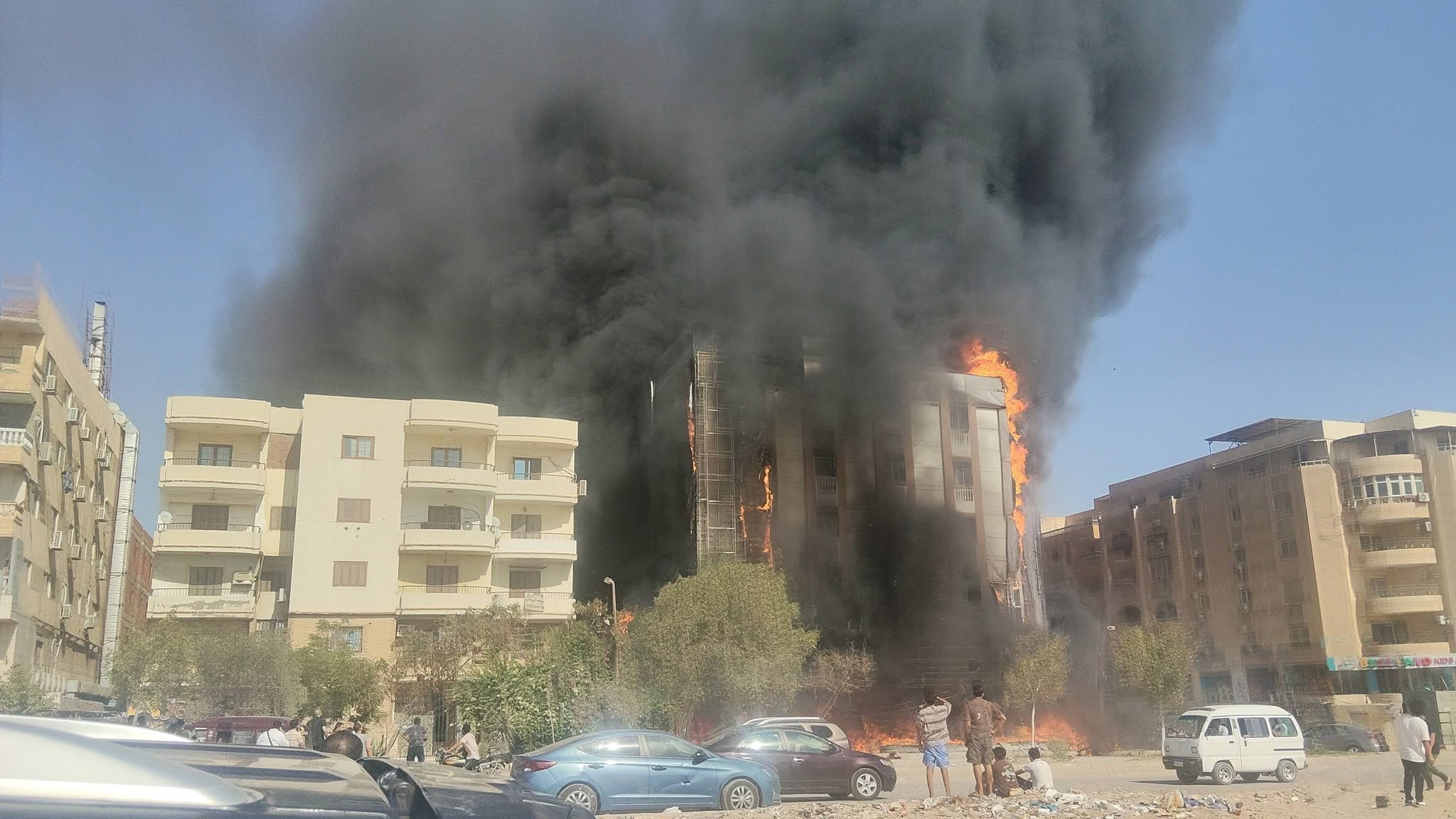 حريق عقار