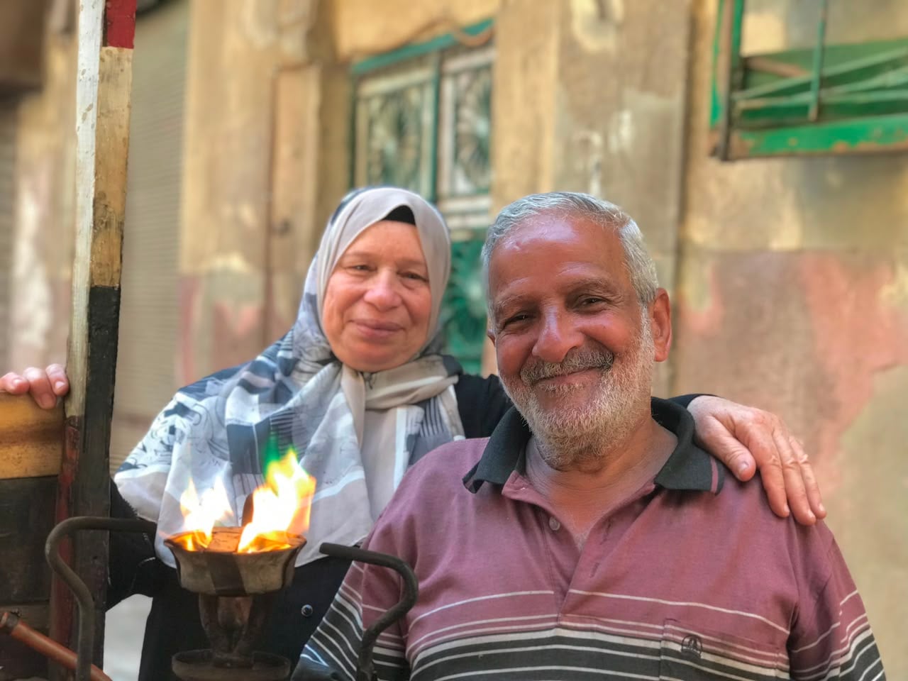 عم بلبل وزوجته