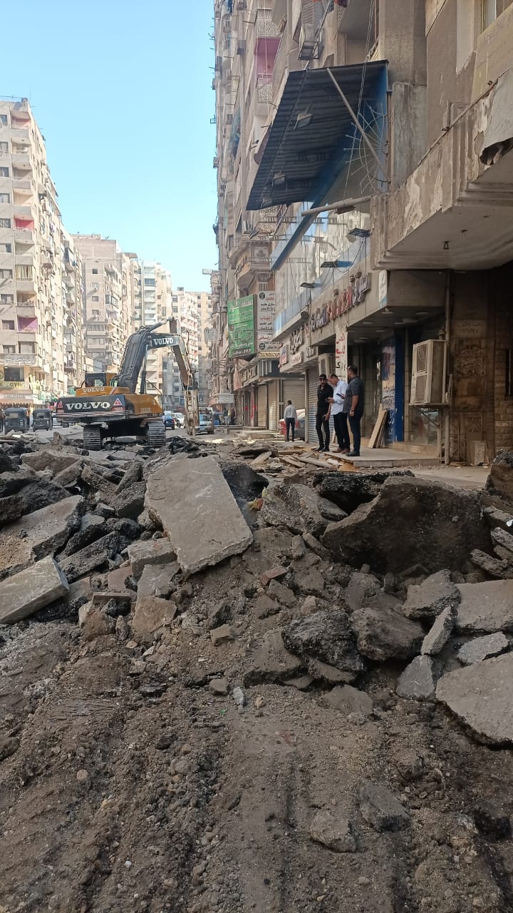تطوير ورفع كفاءة شارع ناهيا (2)