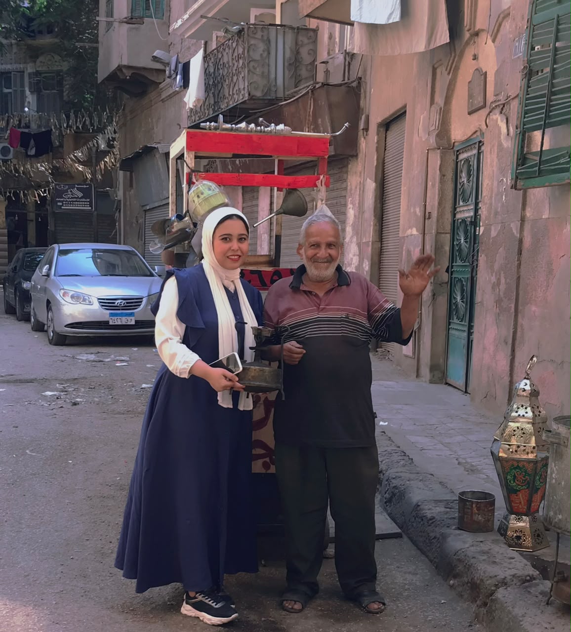عم بلبل ومحررة اليوم السابع (2)