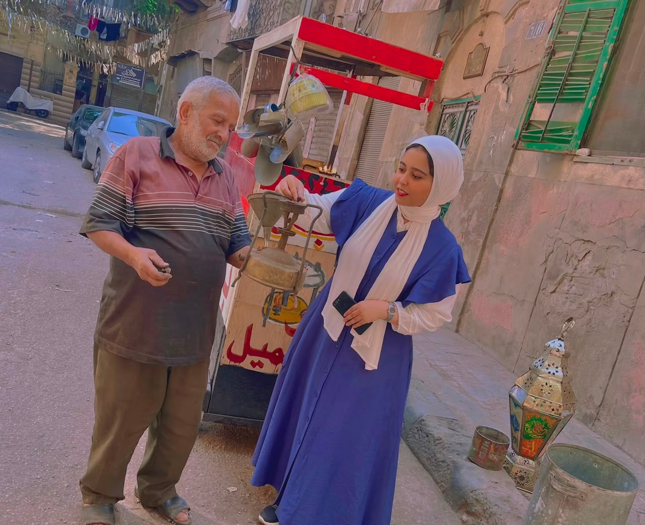 عم بلبل ومحررة اليوم السابع
