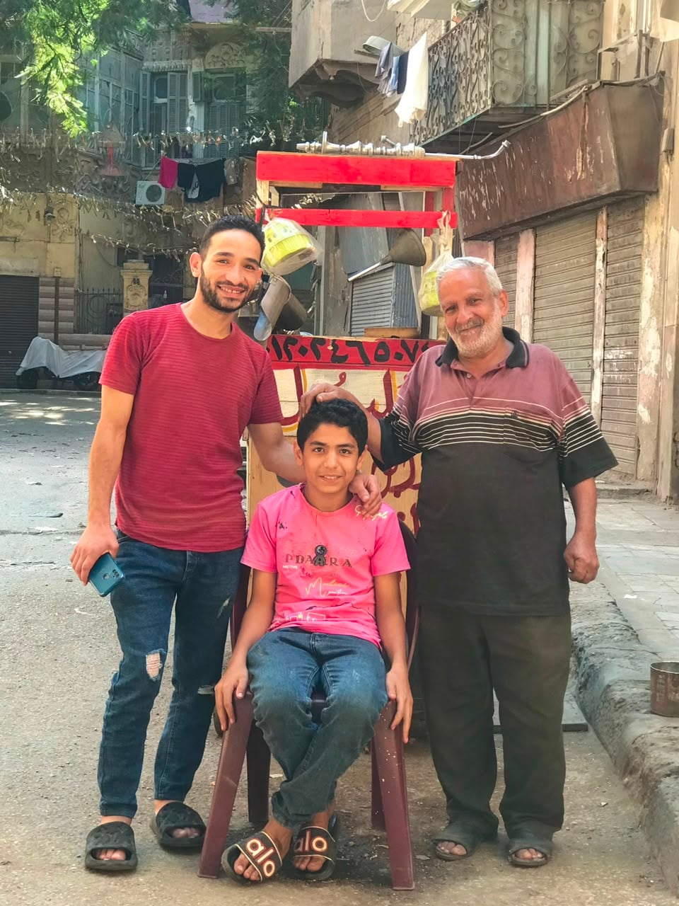 عم بلبل وابنه وحفيده