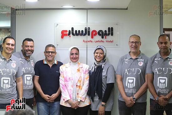 منتخب ناشئات اليد يزور اليوم السابع (3)