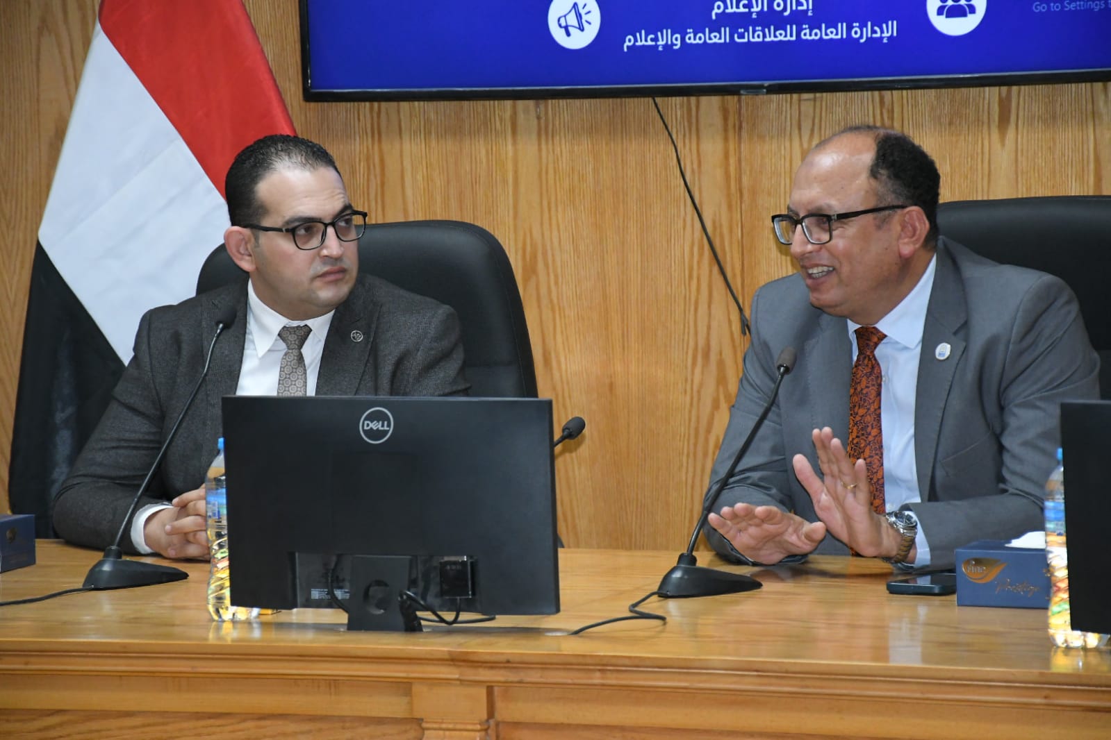 رئيس جامعة العاصمة والكاتب الصحفى محمد صبحى خلال الندوة 