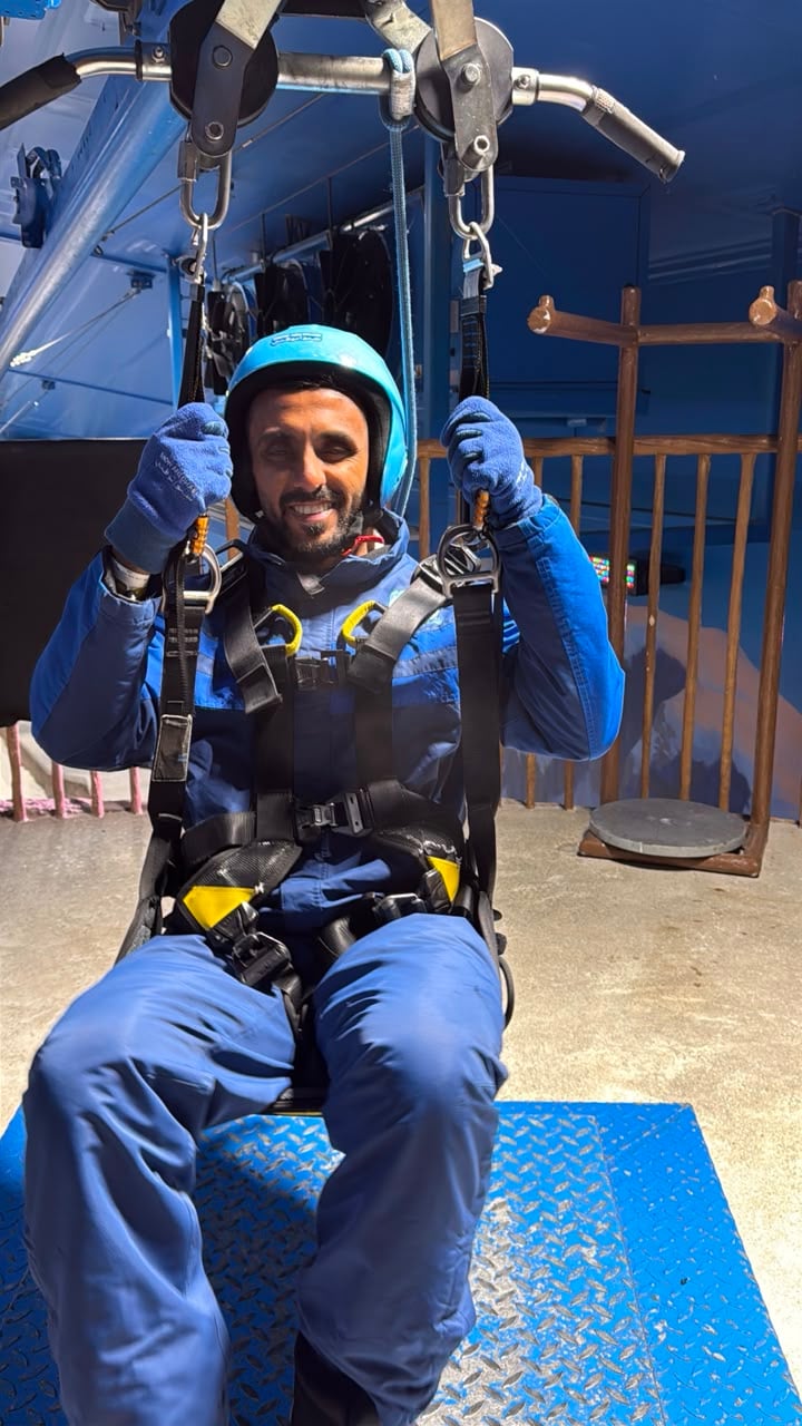 محمد أسعد خلال تجربة سنو أبوظبي  (3)