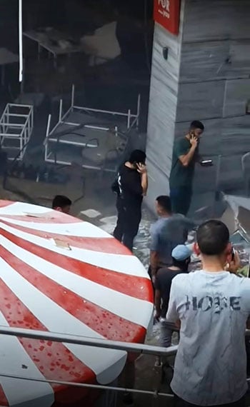 آثار حريق محل هدايا داخل مول أربيلا بلازا بالتجمع (12)