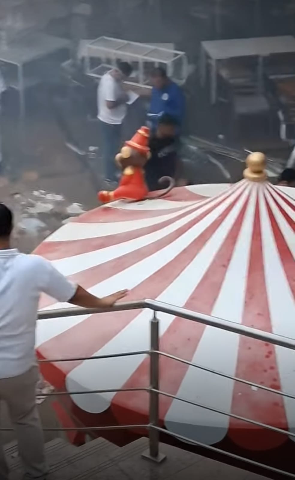 آثار حريق محل هدايا داخل مول أربيلا بلازا بالتجمع (14)