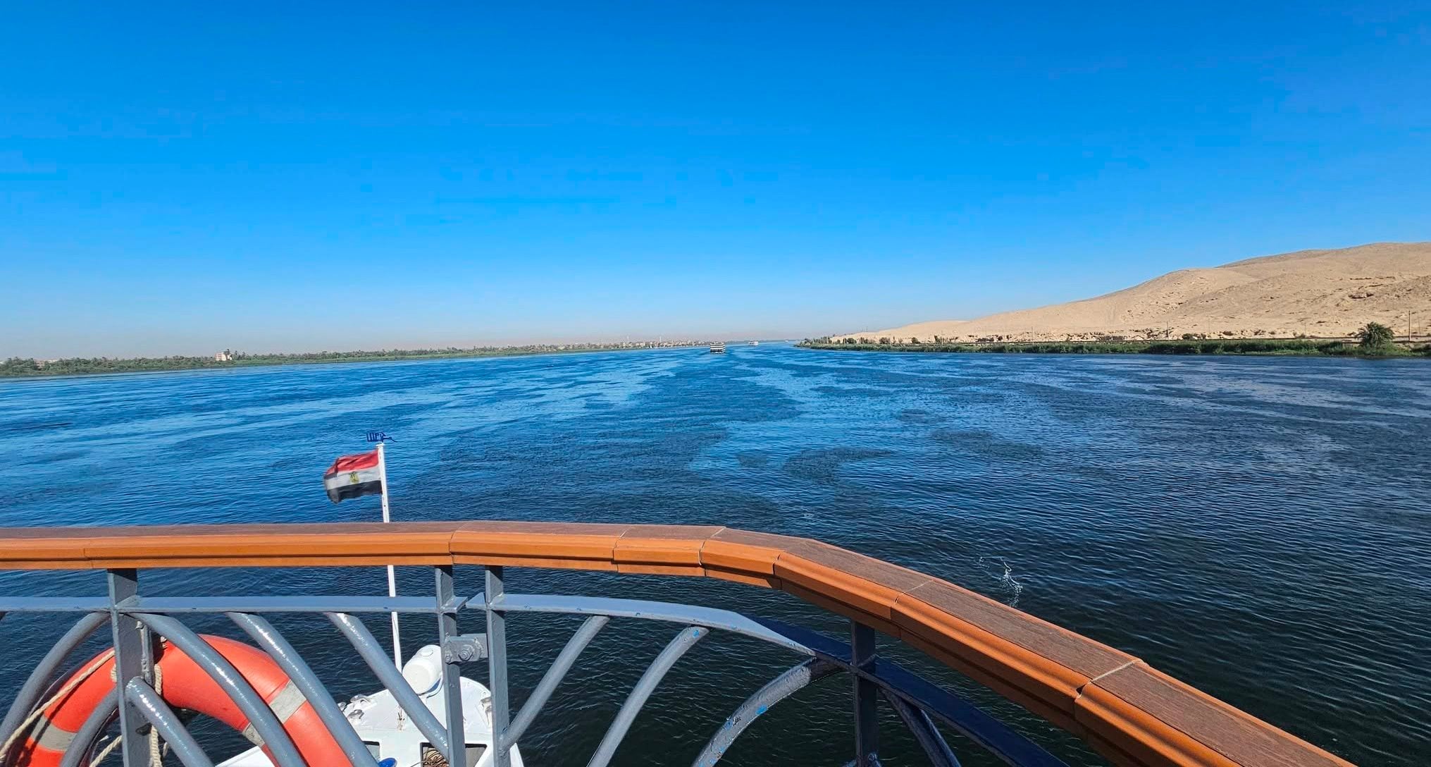 خروج المراكب وفى مقدمتها علم مصر بنهر النيل