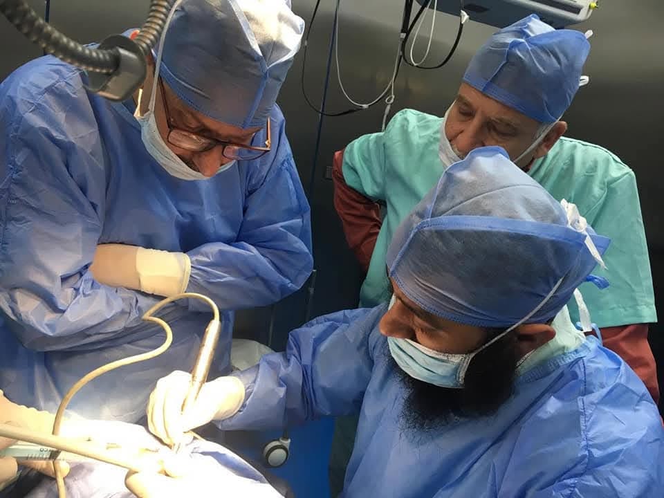 اثناء الجراحة اثناء الجراحة