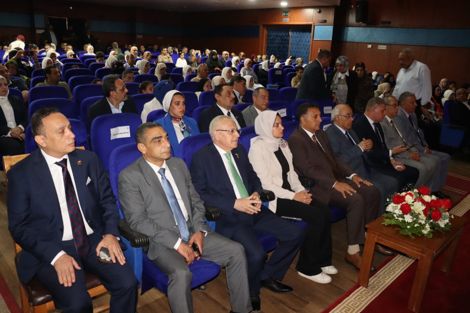 محافظ القليوبية خلال الاحتفالية محافظ القليوبية خلال الاحتفالية