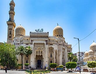 مسجد أبو العباس المرسي قبل اعمال التجديد (2)
