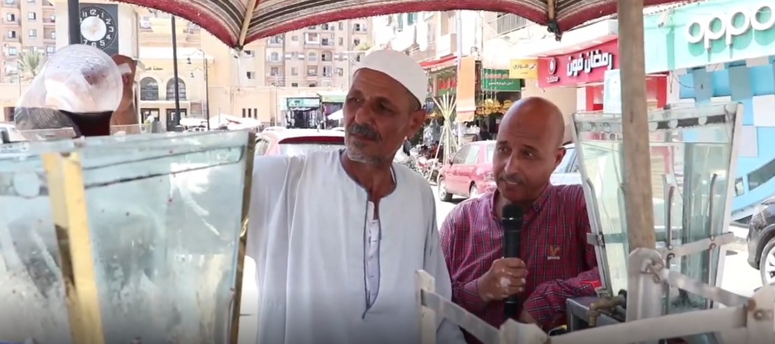 مراسل اليوم السابع وعم صلاح النقيب