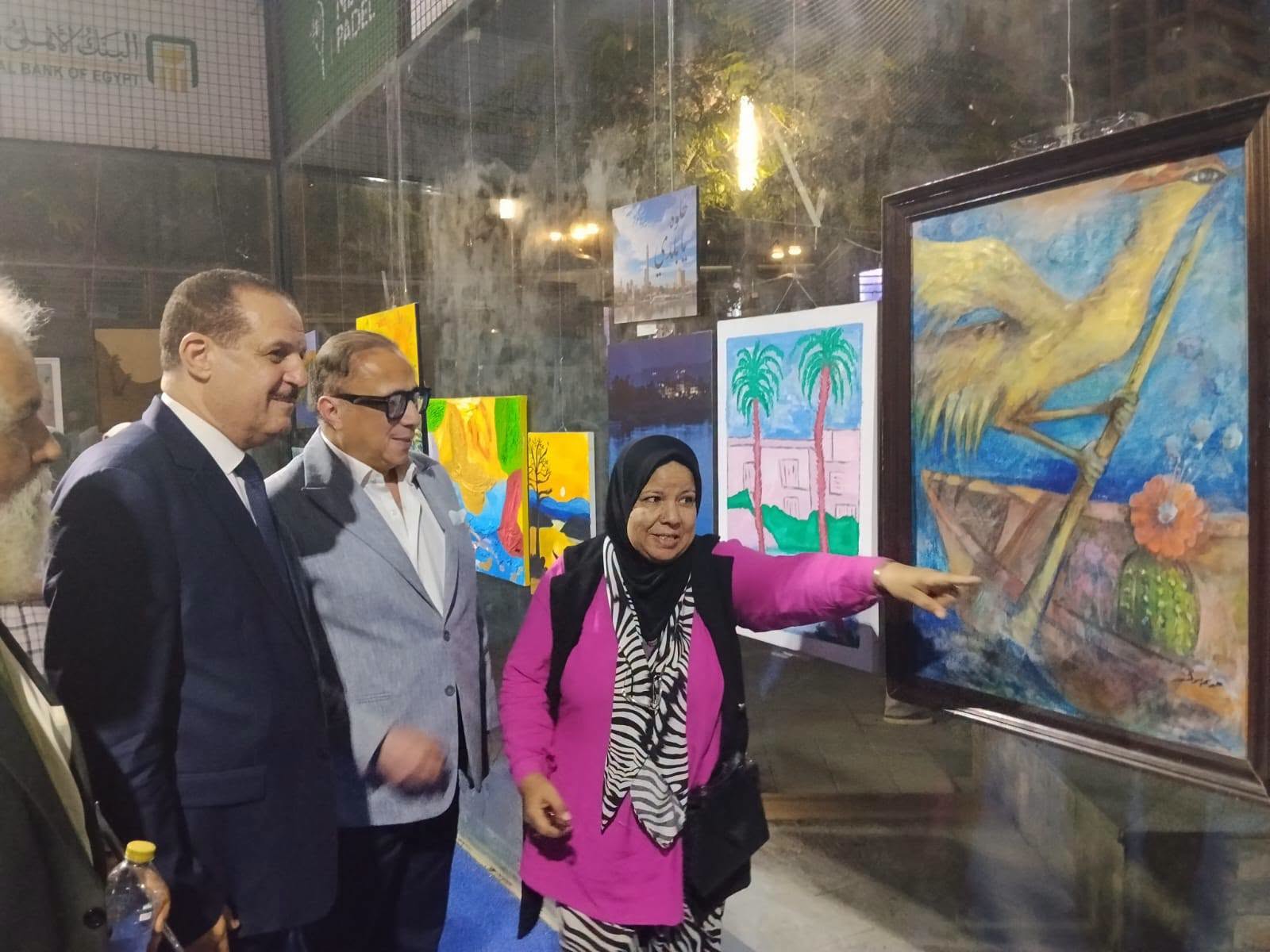 مشاركة بمعرض ضفاف النيل مشاركة بمعرض ضفاف النيل