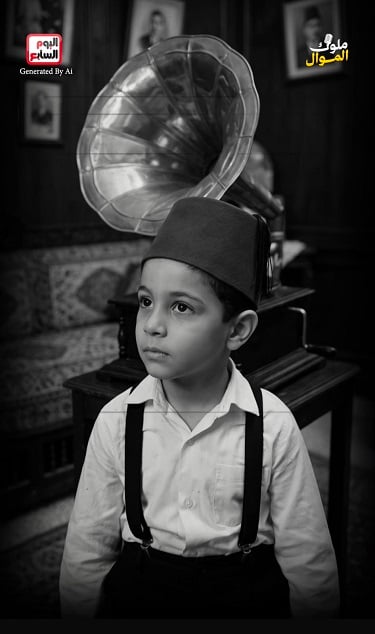 محمد العزبي صغيراً