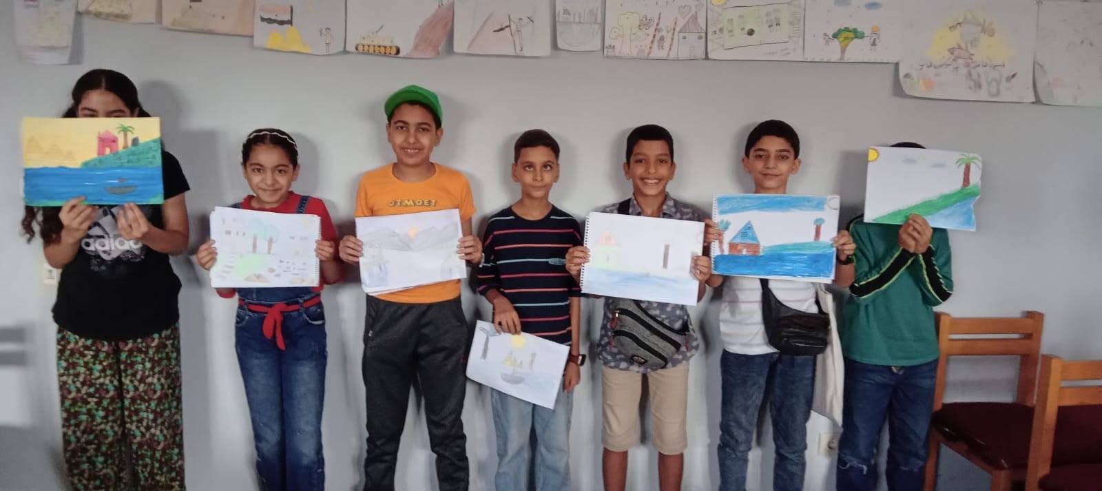 ورشة للاطفال احتفالا بعيد وفاء نهر النيل ورشة للاطفال احتفالا بعيد وفاء نهر النيل