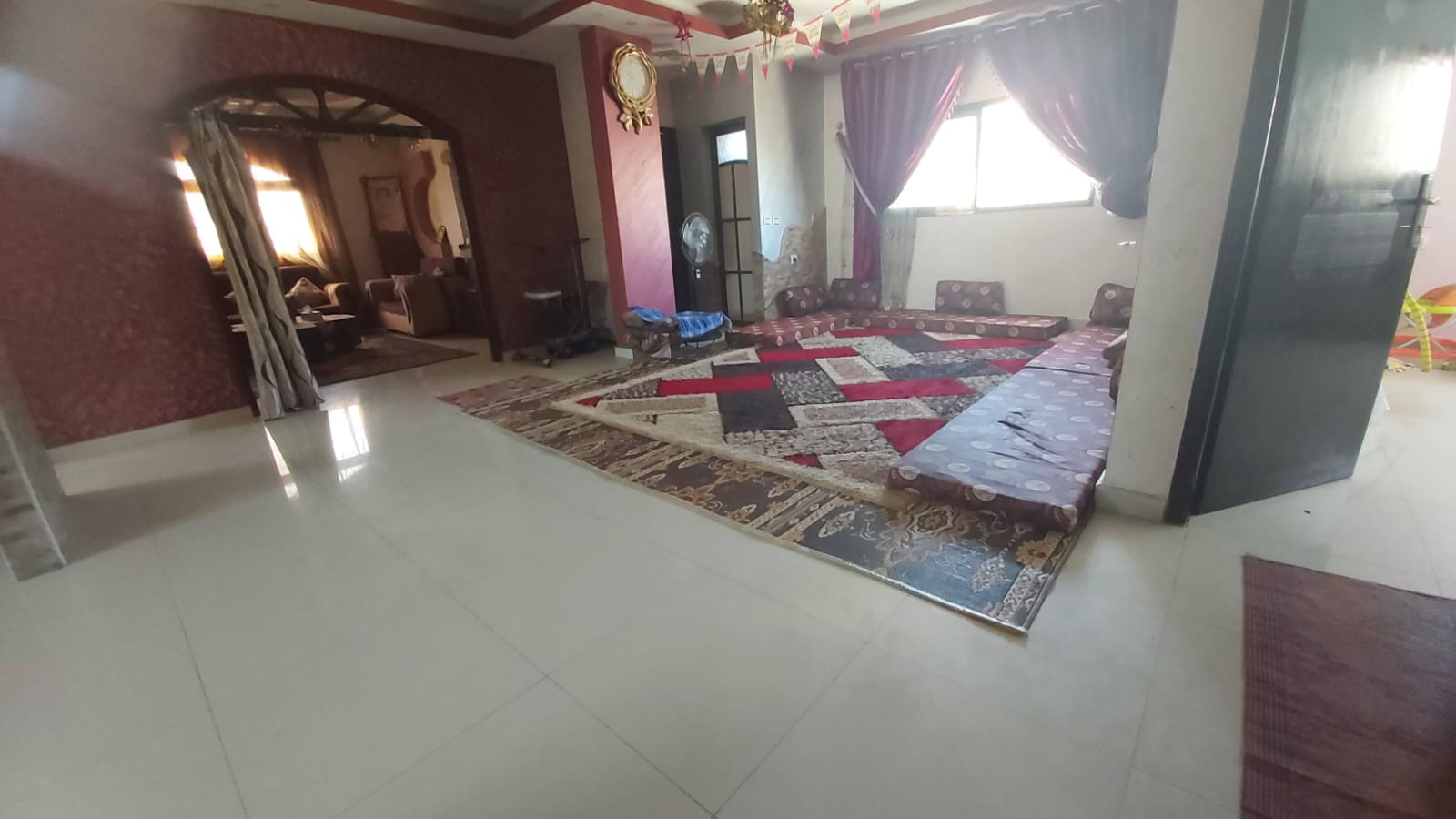 منزل الصحفى محمود العوضية قبل تدميره