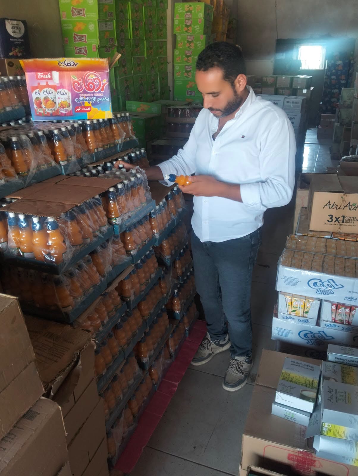 ضبط مشروبات مجهولة المصدر