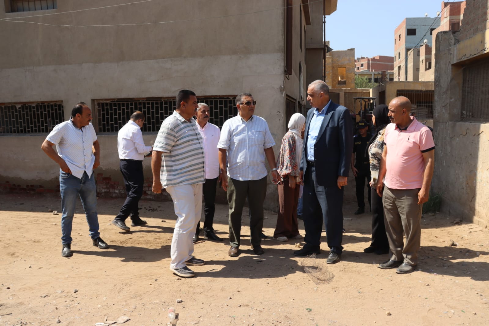 محافظ القليوبية خلال الحولة