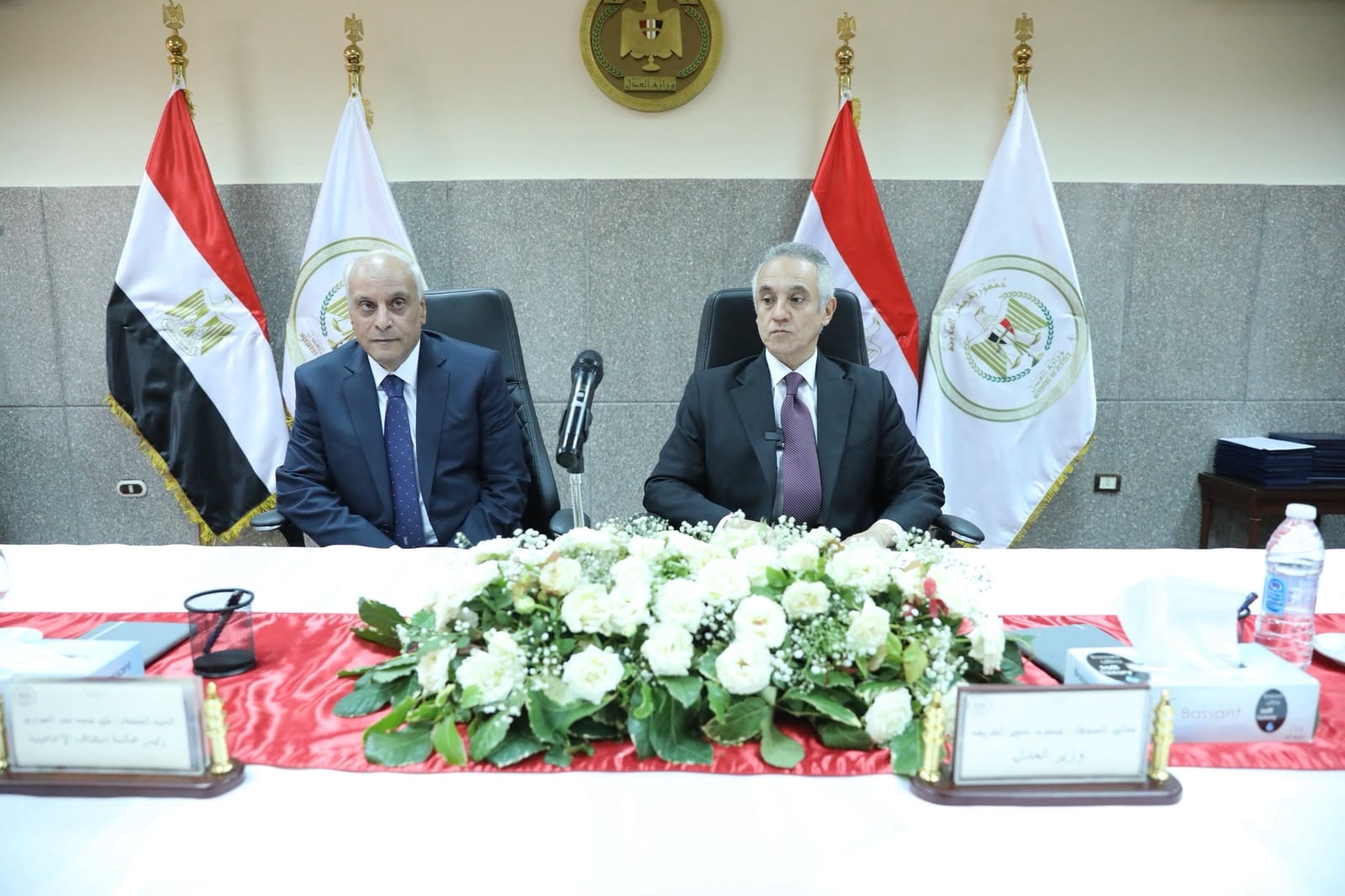 وزير العدل خلال الافتتاح وزير العدل خلال الافتتاح