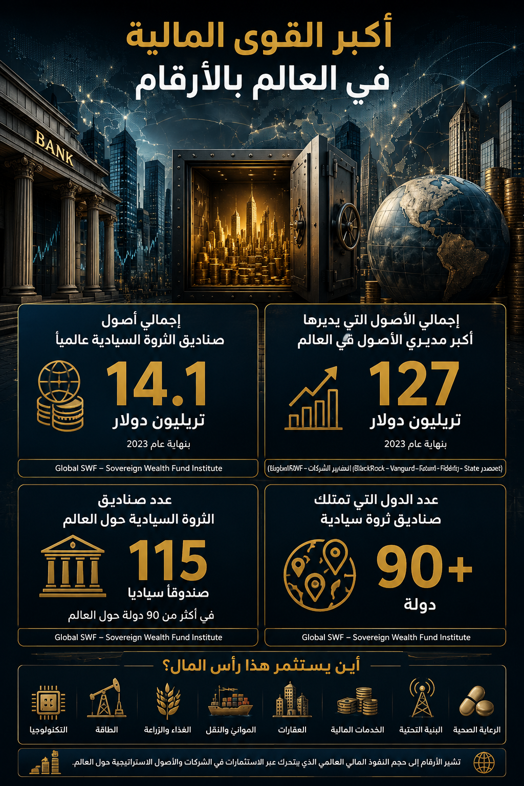 أكبر القوى المالية فى العالم أكبر القوى المالية فى العالم