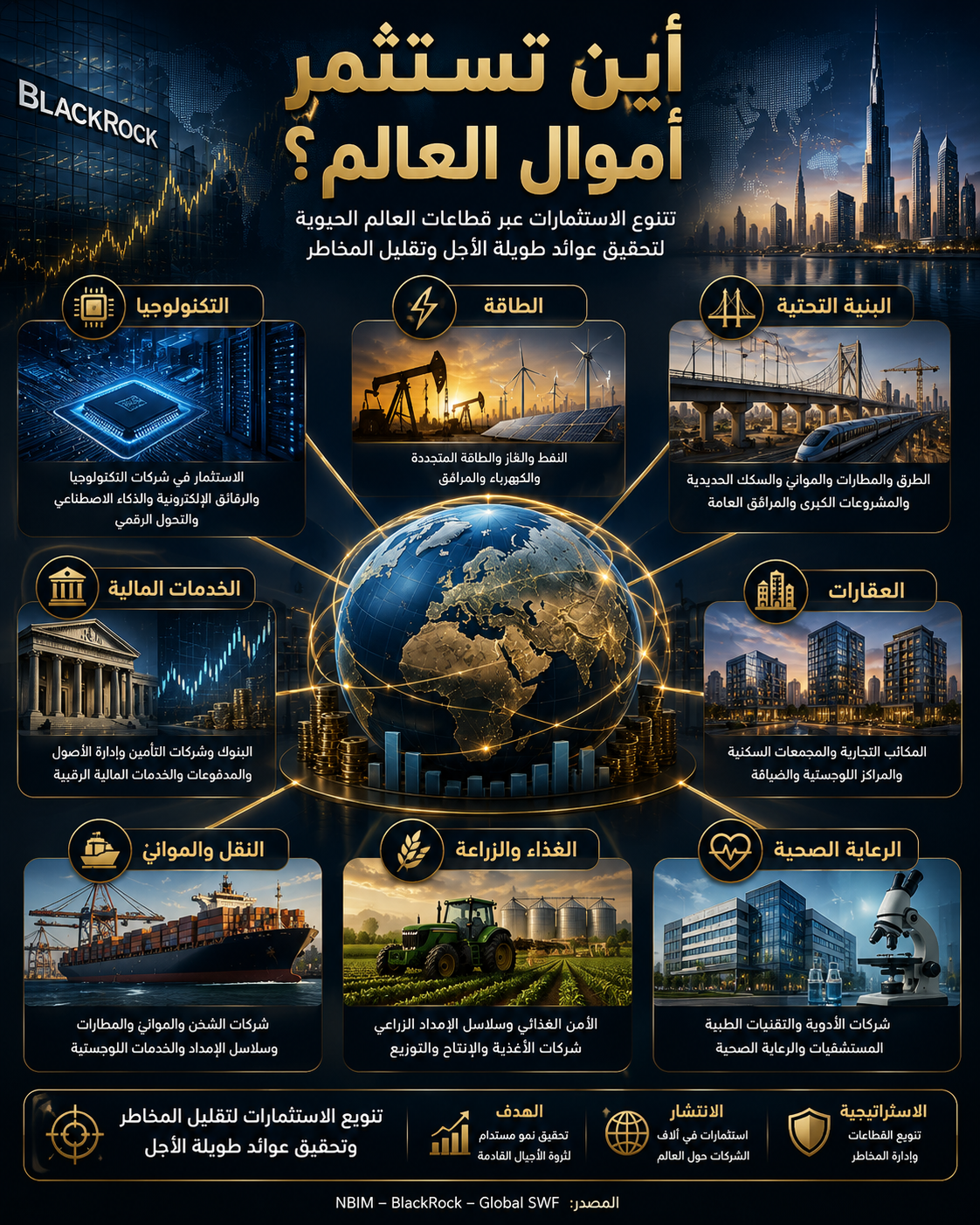 اين تستثمر أموال العالم اين تستثمر أموال العالم