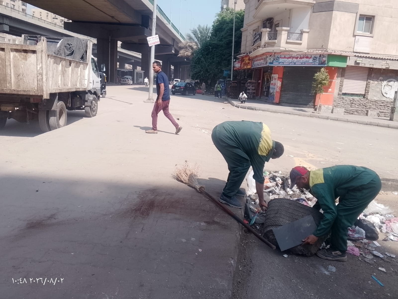 رفع مخلفات من المريوطية 