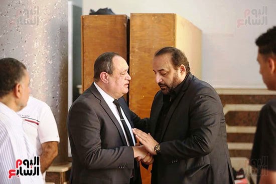 الاعلامى محمد شبانة يتلقى العزاء