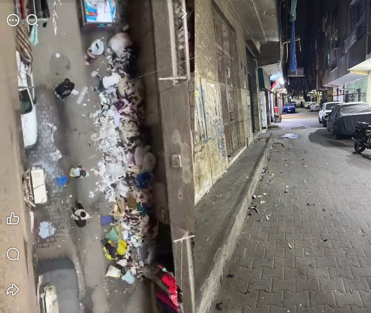 شارع أبو رواش بحي المنيرة الغربية