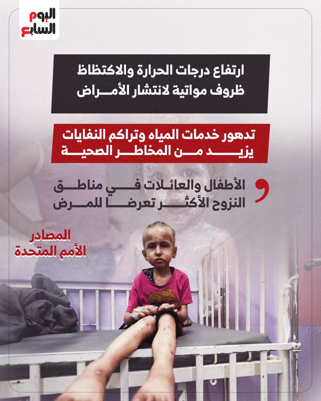 انتشار الأمراض الجلدية في غزة